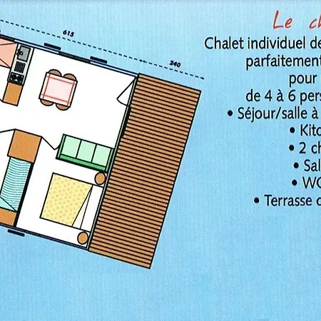 شاليه Chalet Iris Pour 6 Prix Weekend *